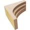Ekena Millwork 3"W x 6"D x 6"H Classic Rockford Rough Cedar Woodgrain TimberThane Corbel, Primed Tan CORUR03X06X06ROCRCPR - alternate 2